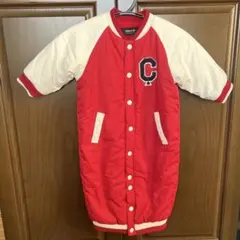 COMME CA ISM 赤白ツーウェイ・ドレスオール