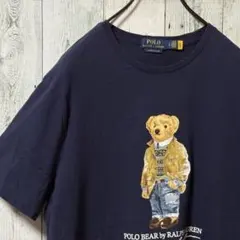 オーバーサイズ】ラルフローレン☆センターロゴ Tシャツ ポロベア 2XL 