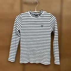 Lovetoxic ラブトキ 白黒ストライプ 長袖カットソー