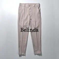 美品 Belinda ベリンダ ピンストライプ テーパードパンツ Sのサムネイル
