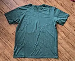 UNIQLO AIRism★半袖Tシャツ グリーン XL