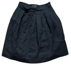 To b.by Agnes b ネイビー ミニ フレア　スカート T2