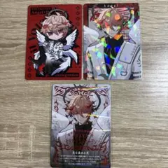 騎士X ばぁう メタカ メタルカード すとふぇす 缶バッジ 3点セット