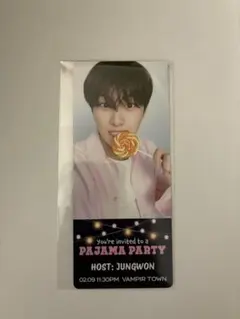 ENHYPEN world パジャマパーティー　購入特典チケット　ジョンウォン