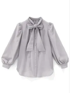 GRL 2Wayボウタイバンドカラーブラウス[tu407]