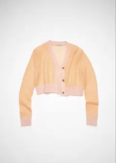 Acne Studious モヘアクロップドカーディガン　ピンク　オレンジのサムネイル