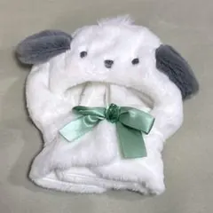 ぬいぐるみ用コスチューム　ふわふわ　フード付き　ポンチョ　ポチャッコ　ぽちゃっこ