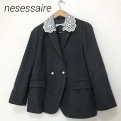 美品　ネセセア×アナトリエ 総刺繍 スプリングコート　nesessaire 2025年最新】nesessaire ロングコートの人気アイテム - メルカリ