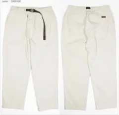グラミチ公式購入 美品 ルーズテーパードパンツ グレージュ XL
