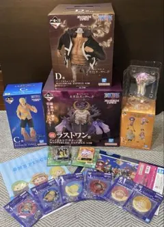 ワンピース一番くじ　Ｃ、Ｄ、F賞　ラストワン賞セット