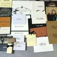 ハイブランド ショッパー 空箱 まとめ売り GUCCI DIOR PRADA