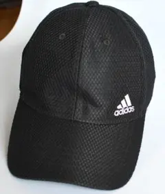 adidas 帽子 LITE MESH CAP ローキャップ ブラック メッシュ