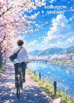 桜並木　デジタルアート　2L判