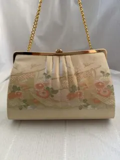 和装用花柄クラッチバッグ