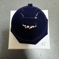 4°C K10ピンクゴールドネックレス