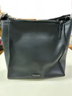 COLE HAAN ブラックレザー　トートバッグ