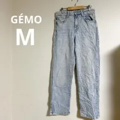 GÉMO ストレートデニム 【M】38 ライトブルー