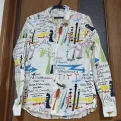 graniph カラフルグラフィック長袖シャツ Sのサムネイル