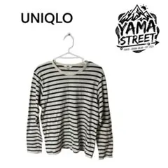 UNIQLO ボーダー 長袖 Tシャツ M