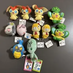 ポケモンぬいぐるみ　キーホルダー　11個セット　2011年製　バンプレスト