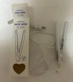 ストレートアイロン ミニ サンキューマート ホワイト 白