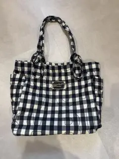 Marc by Marc Jacobs 白黒チェック柄トートバッグ