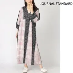 ジャーナルスタンダード オリエンタル ラグプリント インド綿 ロングワンピース