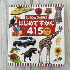 はじめてずかん 415 英語つき