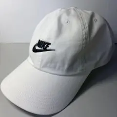 NIKE キャップ Heritage 86 ホワイト 刺繍ロゴ入り 1size