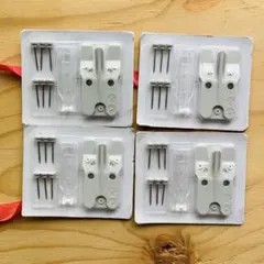 【パーツ】壁に付けられる家具　ブリスターパック ４個セット　無印良品 MUJI