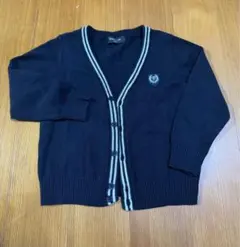 COMME CA ISM 黒 カーディガン 100 フォーマル　卒業式