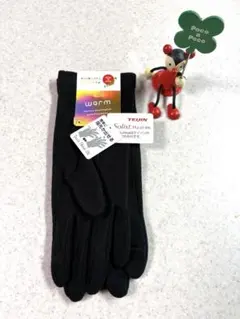 TEIJIN Solist.Heat タッチパネル対応手袋 ブラック