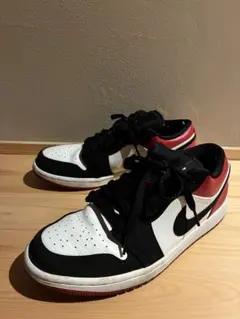 Nike Air Jordan 1 Low ブラック/ホワイト/レッド