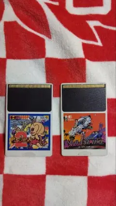 PCエンジンソフト-「PC原人２」「チェイス-H.Q.」