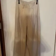 me+em select タック スラックス アイボリー s