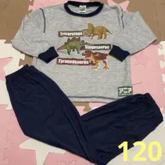 新品未使用　アニア　恐竜　長袖パジャマ　120センチ　男の子