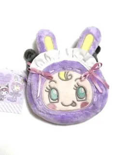 新品　サンリオ　メゾピアノ　mezzo piano フェイス形ポーチ　クロミ①