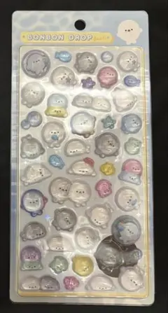 正規品 ボンボンドロップシール あざらし 水族館限定