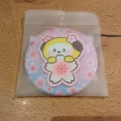 BT21 チミー　チェリーブロッサムCHERRY BLOSSOM　ポケットミラー