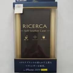 iPhone 11Pro ソフトレザーケース カードポケット スリムタイプ ネロ