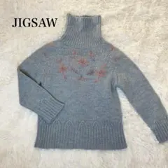 ジグソー ニット Mサイズ 水色のサムネイル