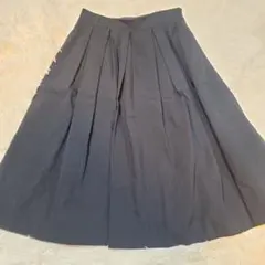 バーバリーブルーレーベル フレアースカート ネイビー 38 M