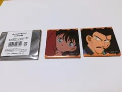 名探偵コナン　メモリアル缶バッジ　江戸川コナン　毛利小五郎