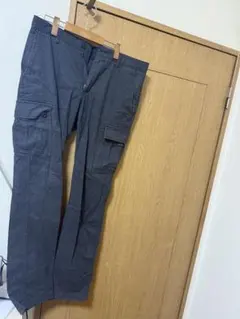 ダークグレー カーゴパンツ 4ポケット
