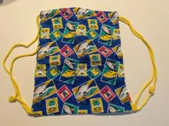 値下げ【未使用】新幹線柄 ナップザック