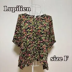 レーヨン100%小花柄ブラウス（F）ゆったり　爽快感　春夏　フェアリー