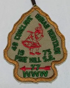 70s ボーイスカウト OA コンクラーベ ワッペン　パッチ　インディアン