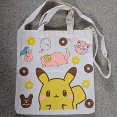 ミスド　ミスタードーナツ　ポケモン　ピカチュウ　トートバッグ　ショルダー