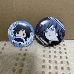 鬼滅の刃　冨岡義勇　缶バッジ2点