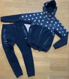 希少FCRB 黒 S セットアップ ベンチレーションフーディー　美品セットアップ